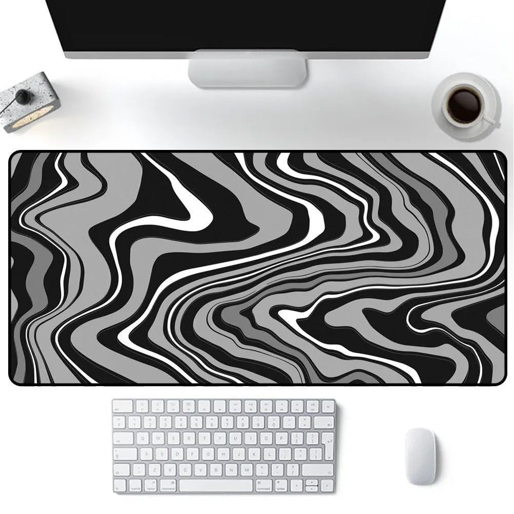 XL Topographic Desk Mat � Stitched Edge - view 01
