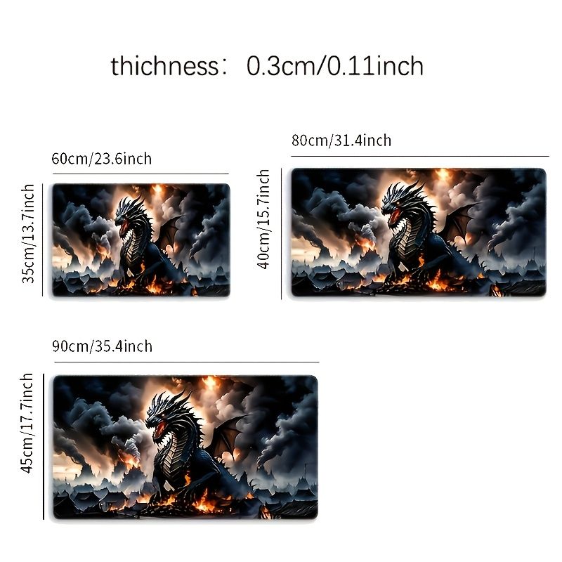 XL Gaming Desk Mat - Dragon