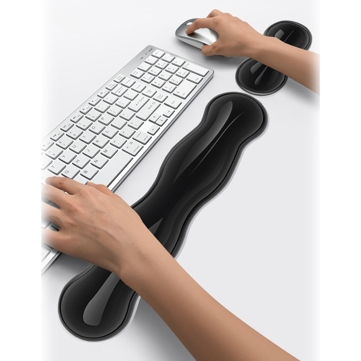Gel Wrist Rest Set (Keyboard + Mouse)