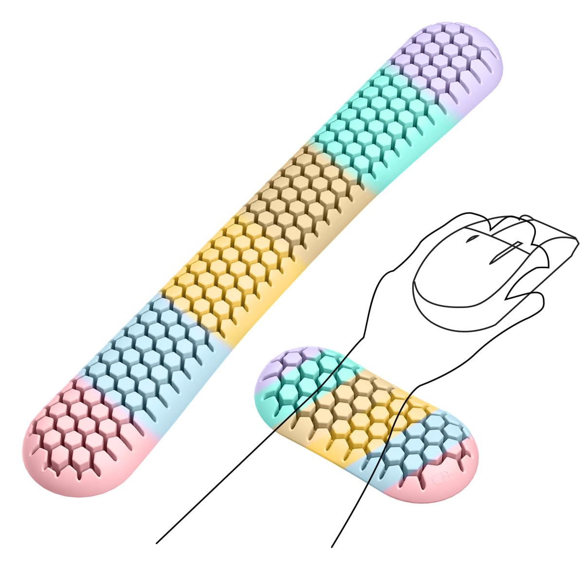 Honeycomb Cooling Wrist Rest